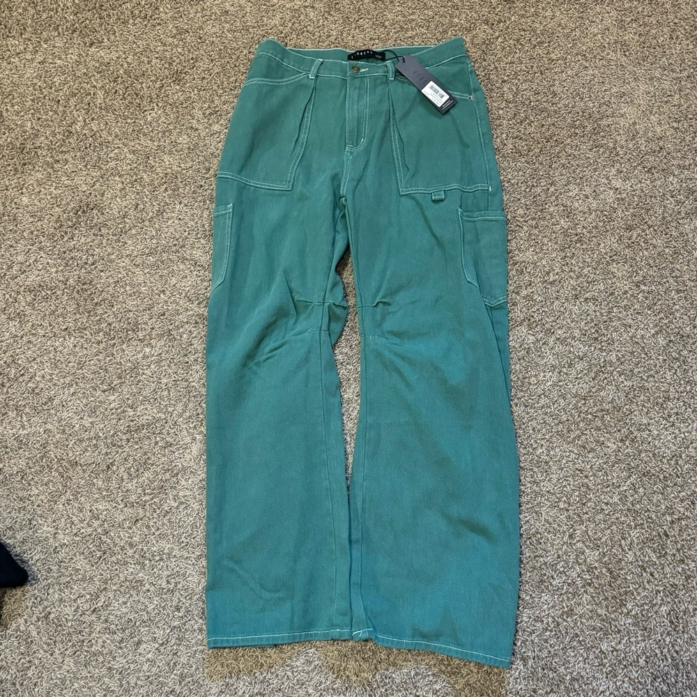 Lioness forest green Miami vice cargo pants